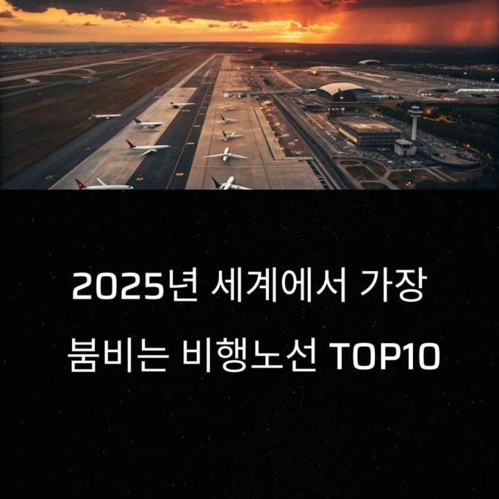 가장 붐비는 비행노선