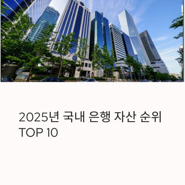 국내 은행 자산 순위 TOP 10