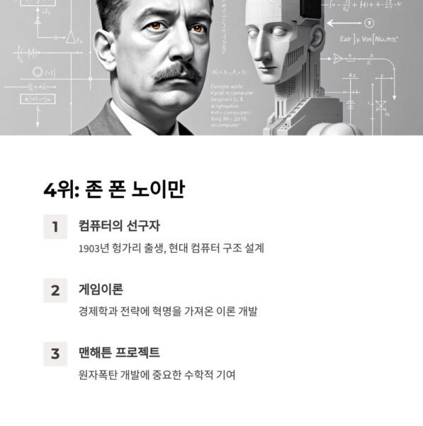 역사상 최고의 천재 폰 노이만