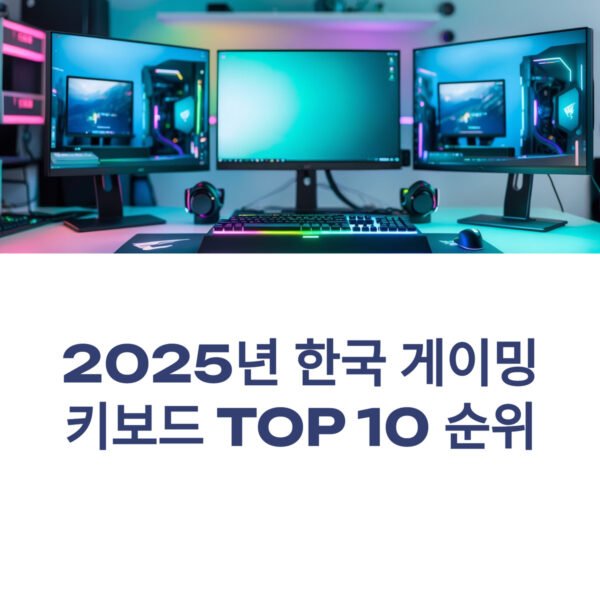 2025년 한국 게이밍 키보드 TOP 10