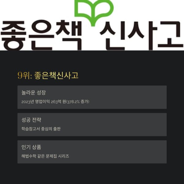 출판사순위2 9