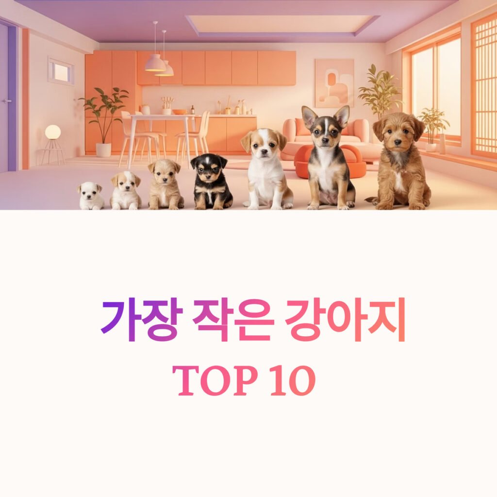 세계에서 가장 작은 강아지 TOP10