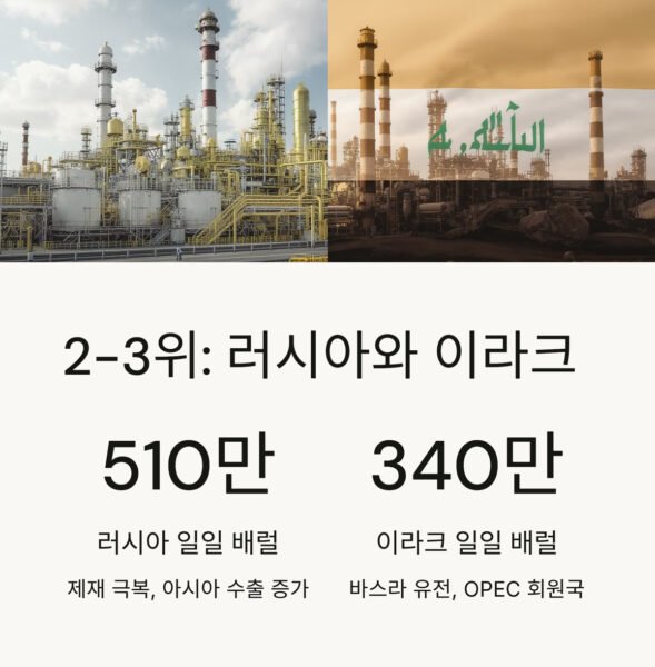 세계 석유 수출국 TOP 2 러시아