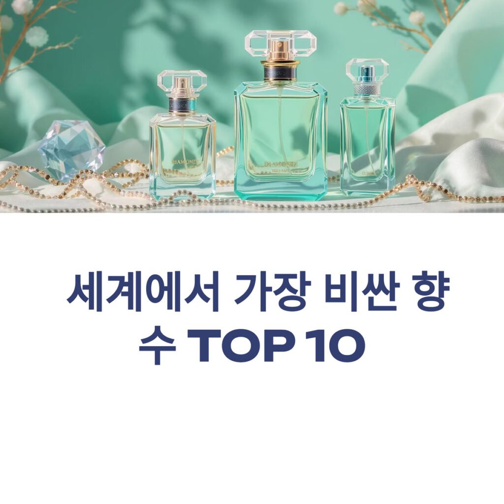 세계에서 가장 비싼 향수 Top10