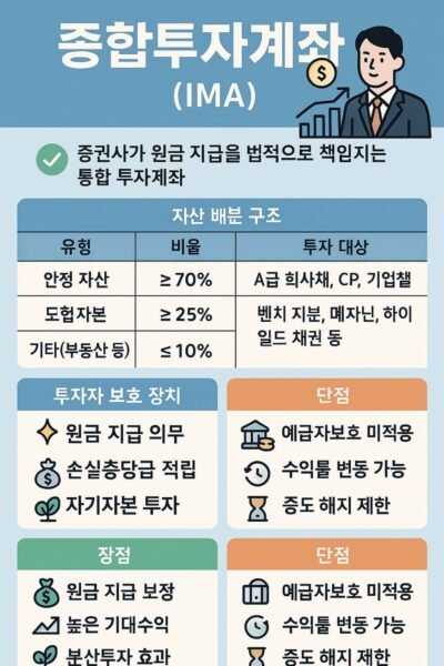 종합투자계좌 활용법 살펴보자 11 종합투자계좌