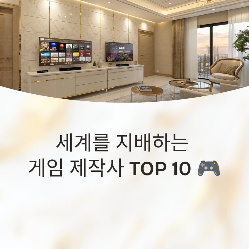 세계를 지배하는 게임 제작사 TOP 10
