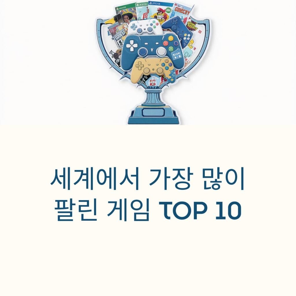 역대 최다 판매 비디오 게임 TOP 10: 당신의 인생 게임은?