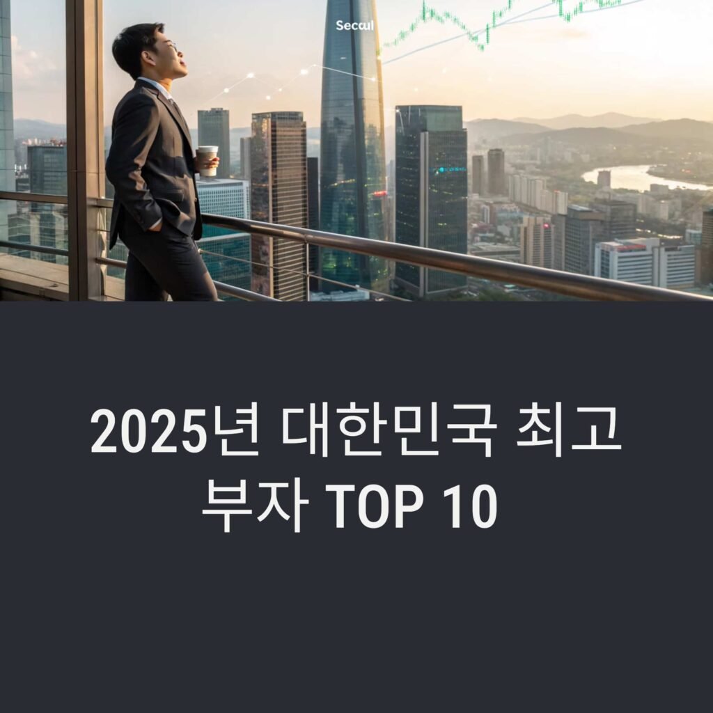 2025년 대한민국 최고 부자 TOP 10