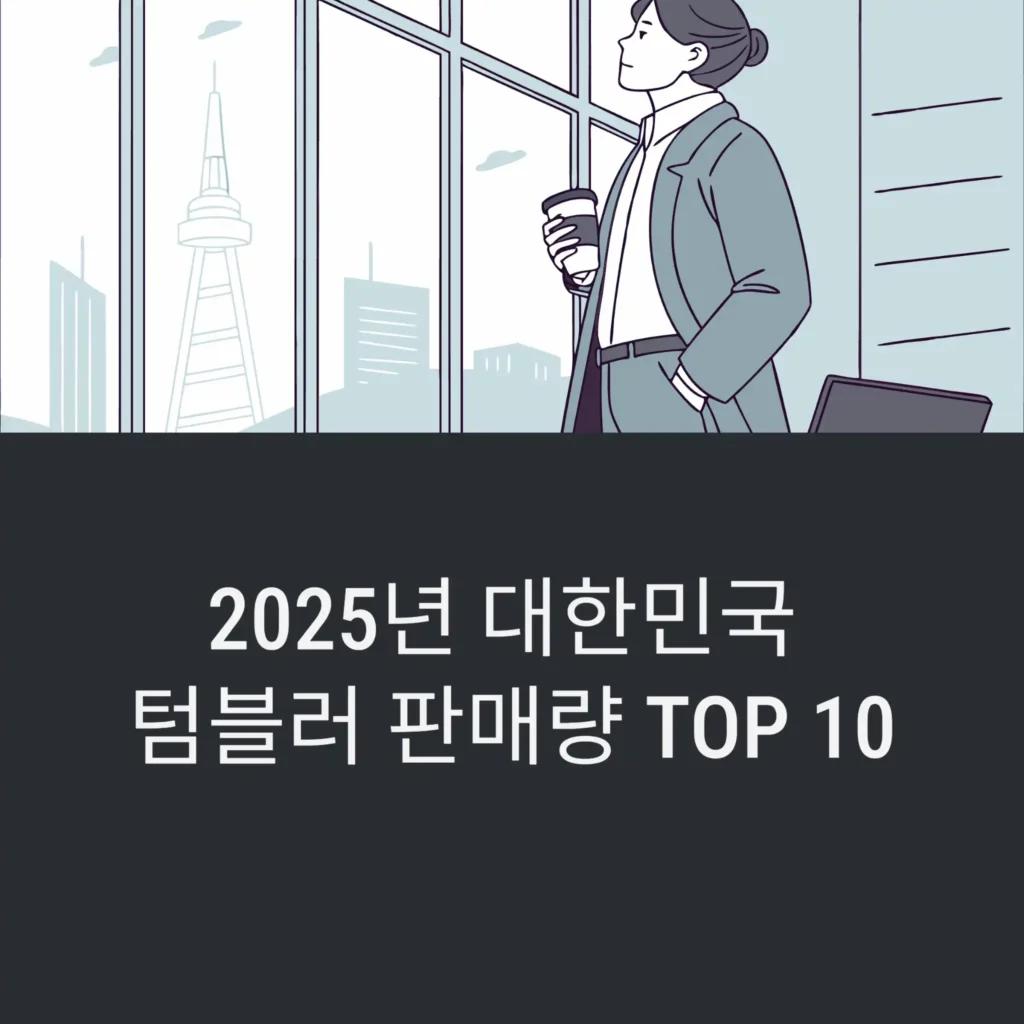 2025년 대한민국 텀블러 판매량 TOP 10