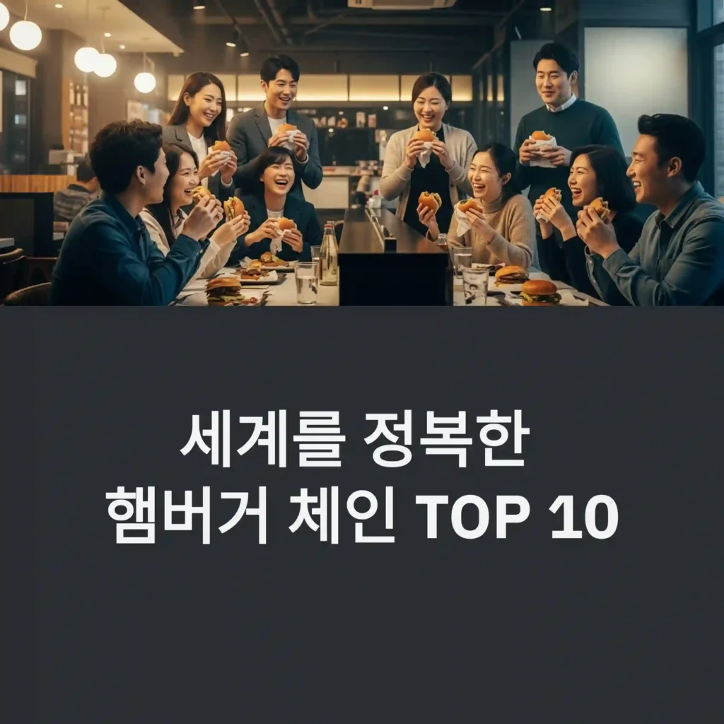 세계 햄버거 매장 수 순위 Top10