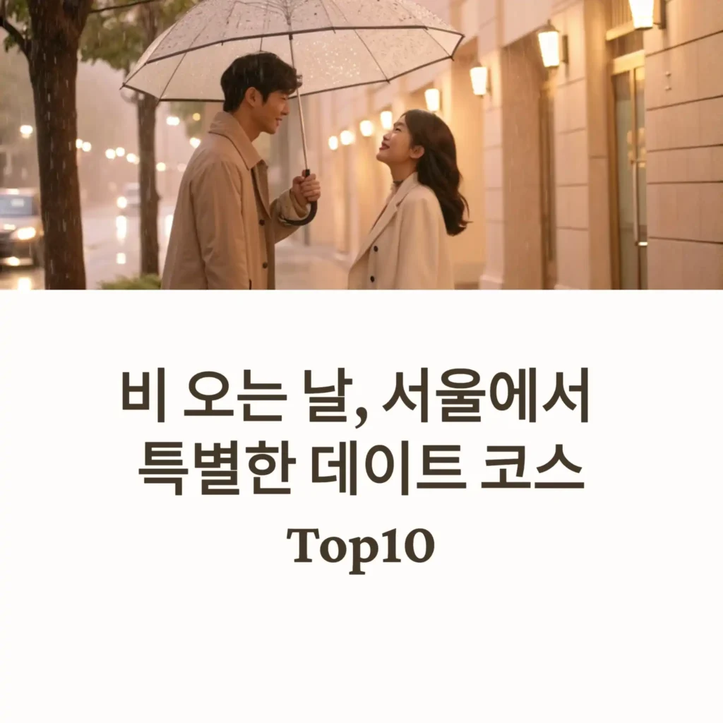 비오는 날 서울 데이트 TOP 10