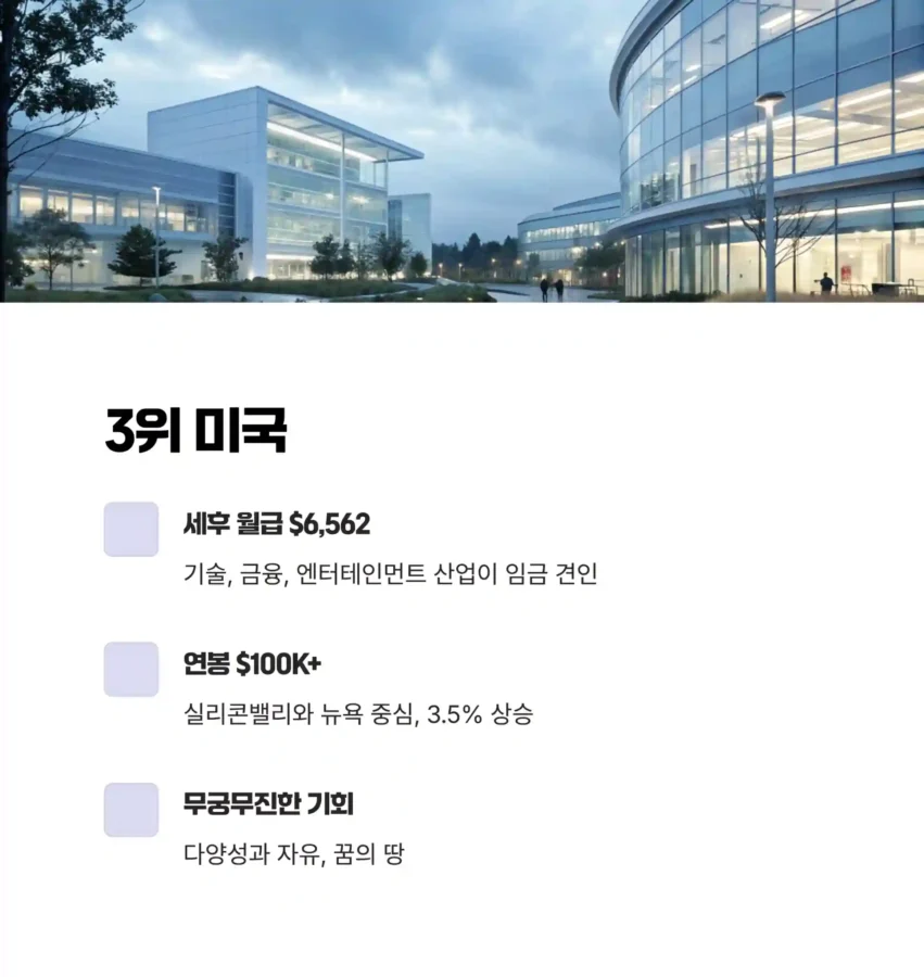 2025년 평균 월급이 top 3