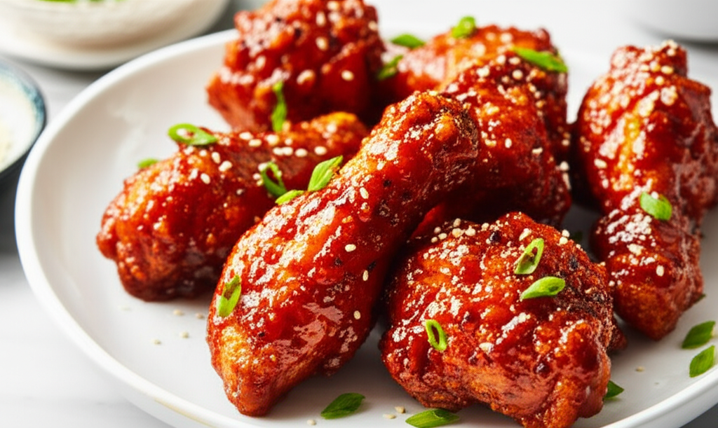 한국인의 소울푸드, 한국 치킨의 화려한 변신 이야기: 어떻게 국민 간식이 되었나? 16 한국 치킨의 결정판, 양념치킨의 등장