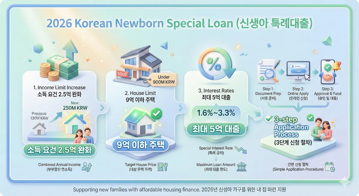 2026 신생아 특례대출, '진짜' 연봉 2억 부부도 1%대 금리 가능할까? 최신 정보 총정리! 13 섹션 1 이미지