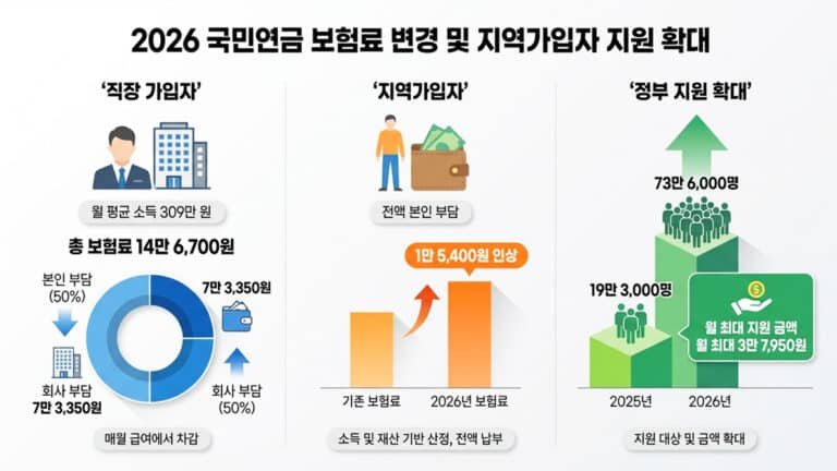 2026년 국민연금 보험료율 인상, 내 월급에서 얼마 더 나갈까? – 상세 분석 9 섹션 1 이미지