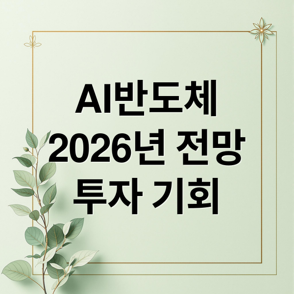 제가 직접 분석한 2026년 증권주·반도체·AI 관련주 전망 3가지! 솔직히 지금 여기부터 봐야 합니다. 11 섹션 1 이미지