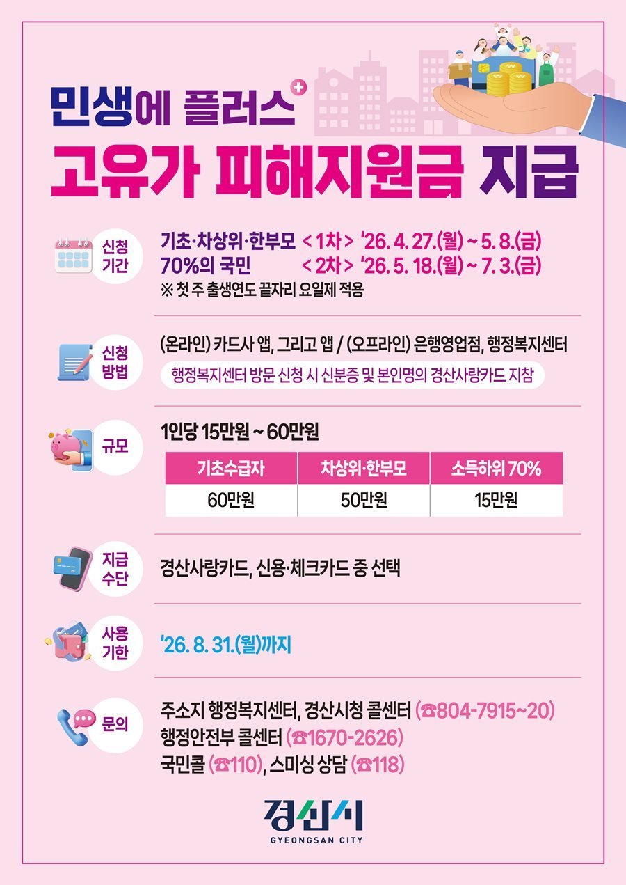 2026 고유가 피해지원금, 최대 60만원! 내가 받을 수 있을까? 완전 정리 13 섹션 2 이미지