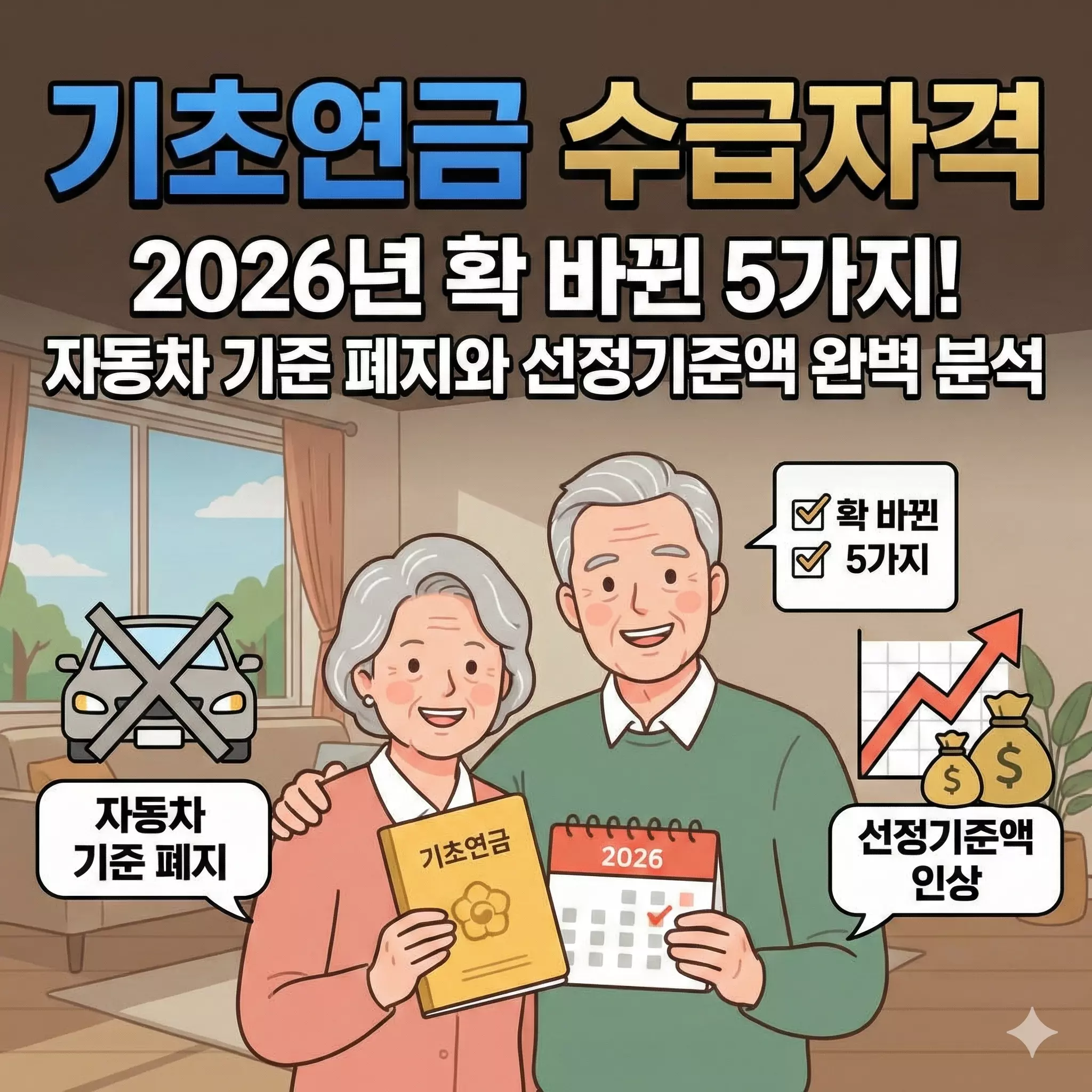 통장에 얼마 있으면 기초연금 수급자격 탈락할까? 2026년 소득인정액 기준과 기초연금 수급자격 핵심 정리 18 섹션 2 이미지